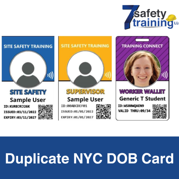 Duplicate NYC DOB Card